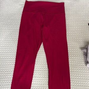 Lululemon Athletica Red Leggings